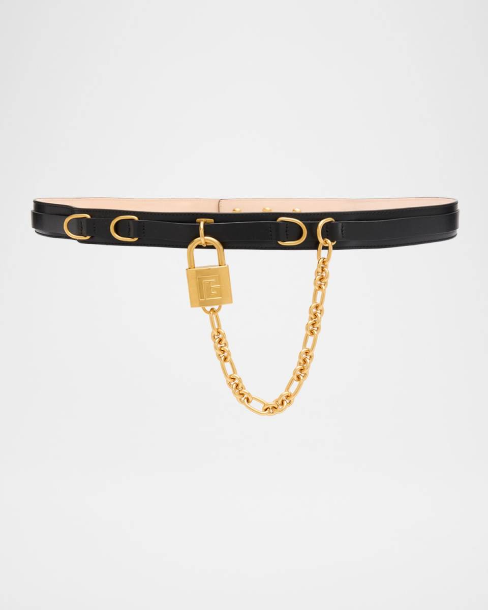 Sync Narrow Leather Belt